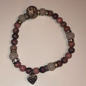 Crystal beaded healing bracelet